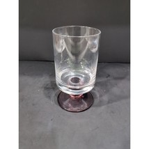 Waterford Crystal Rotondo Water Glass, Amethyst Stemware, Purple Stem Ba... - $575.46 MXN