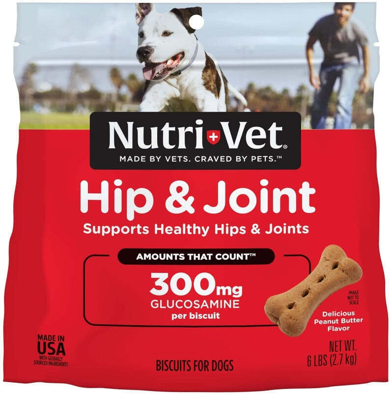 Primary image for Nutri-Vet Extra Strength Hip and Joint Biscuits for Large Dogs
