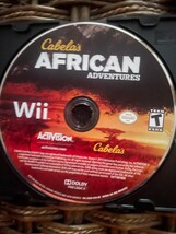 Cabela's African Adventures (Nintendo Wii, 2013) disc in jewel case - €2,54 EUR Cabela's African Adventures (Nintendo Wii, 2013) disc in jewel case - €2,54 EUR