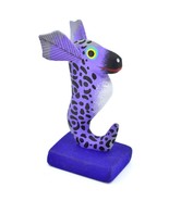 Handmade Alebrijes Oaxacan Painted Wood Folk Art Zebra Striped Seahorse ... - £12.65 GBP