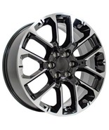 22&quot; Black And Machine Wheels For 2000-2025 GMC Sierra Yukon Denali - $1,177.11