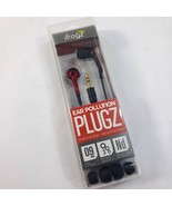 NEW iFrogz PLUGZ Ear Buds Stereo Ear Pollution Red Wired red EPD-33-RED ... - $548.92 MXN