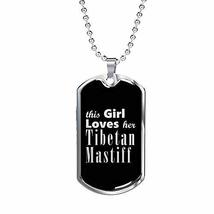 Tibetan Mastiff v2s - Luxury Dog Tag Necklace Lover Owner Mom Gifts - £31.42 GBP