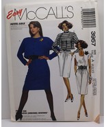 VTG McCall&#39;s 3957 Pattern Dress Sz 6-8-10 Hot! - £14.94 GBP
