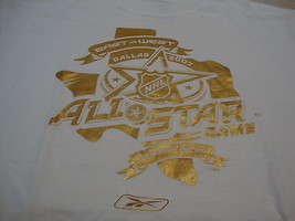 NHL Dallas Stars Hockey Fan Reebok Apparel All Star Game 2007 White T Sh... - £12.46 GBP