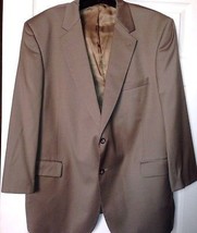 Jos. A. Bank Signature Collection Two-Button Beige 100% Wool Men Blazer ... - £31.10 GBP