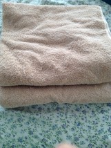 2 Beautiful Tan Cannon Bath Towels 30&quot; X 48&quot; - £39.04 GBP