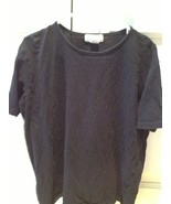 Jennifer Moore short sleeve black tshirt size medium - £15.98 GBP