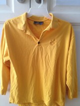 Lizwear Yellow Long Sleeve Polo Top Size Large - £23.62 GBP