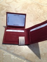 wallet hand crafted genuine leather with window - $39.99