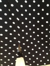 Black &amp; White Polka Dot Skirt Size 10 With Zipper By Briggs - £19.65 GBP