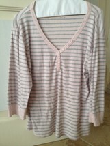 Pink And Gray Womans Top By Faded Glory Size Xl beautiful condition - £19.97 GBP