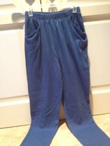 blue size medium 2 pocket pants by basic edition - £19.51 GBP