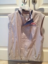 Sleeveless Tan Zippered Pocketed Jacket Vest Size Medium By North End - £23.96 GBP