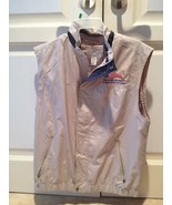 Sleeveless Tan Zippered Pocketed Jacket Vest Size Medium By North End - £23.83 GBP