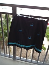 Womans Skort With Nautical Whale Design By Bamboo Traders Size 12 - £19.68 GBP