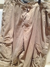 Khaki Mens Cargo Shorts 34/30 By Plugop - £27.96 GBP