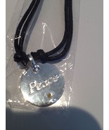 peace necklace with stone - £19.58 GBP