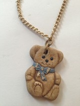 Teddy Bear Necklace - £20.29 GBP