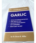 Garlic by Dr Bruce Miller softcover booklet disease prevention, health b... - £11.81 GBP