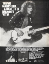 Yngwie Malmsteen Rising Force 1985 Marching Out album advertisement ad p... - £3.32 GBP