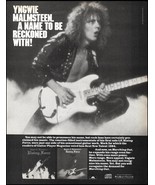 Yngwie Malmsteen Rising Force 1985 Marching Out album advertisement ad p... - £3.33 GBP
