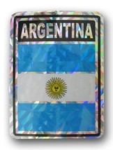 Argentina Reflective Decal - $2.70