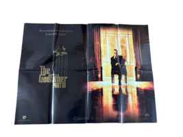 Godfather 3 Original Cinema Quad Plakat 40x30 Zweiseitig Selten Gefaltet... - £134.14 GBP