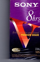 VHS -Sony  T-160  VHS Video Tape- Premium Grade 8 Hours  VHS Tape - £3.97 GBP