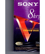 VHS -Sony  T-160  VHS Video Tape- Premium Grade 8 Hours  VHS Tape - $6.50