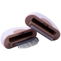 Pet Life ® &#39;LYNX&#39; 2-in-1 Travel Connecting Grooming Pet Comb and Deshedder - £9.43 GBP+