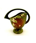 Roseville Pottery Basket Planter, Mottled Green, Snowberry, Vintage 1947... - $137.39 CAD