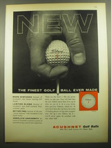 1960 Acushnet Titleist Golf Balls Ad - New The finest golf ball ever made - £11.72 GBP