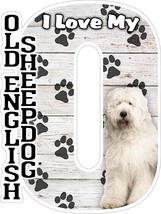 I Love My Old English Sheepdog Fridge Magnet - £6.38 GBP