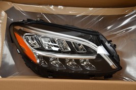 NEW OEM 2019-2021 Mercedes C-Class C300 LED Headlight Right Passenger Si... - €613,44 EUR