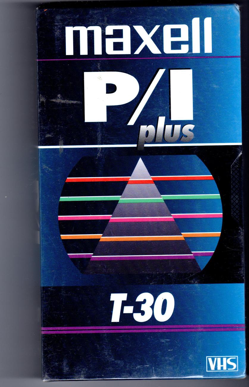 VHS Maxell P/I Plus T-30 VHS Blank Video Tape - $5.65
