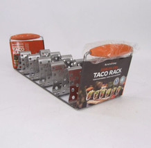 Set Of 2 Blackstone Taco Rack Holder Stainless Steel with Handles New - £36.05 GBP