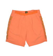 Vintage Bugle Boy Shorts Mens 36 Orange Ocean League Board Spell Out 90s - $27.91