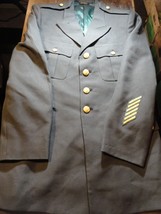 Usgi Serge AG-489 Class A Dress Green Army Dress Uniform Coat Jacket 40L - £44.61 GBP