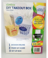DIY Take Out Favor Craft Boxes 12 Design Online 3172 Personalize Print A... - $28.81 CAD