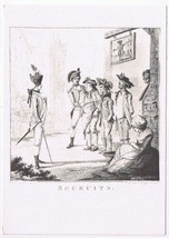 Postcard Officer &amp; NCO With New Recruits Outside Tavern 1780 Halifax Cit... - £2.27 GBP