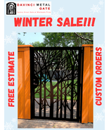 Privacy gate for side courtyard | Steel gate | Pedestrian iron gate - $21,994.59 MXN