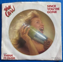The Cars &quot;Since You&#39;re Gone / Think It Over&quot; 7&quot; Vinyl 45 Elektra 1981 Pic Sleeve - £4.13 GBP