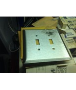 (60) Mulberry 97872 2 Gang 2 Toggle Switch Jumbo Stainless Steel Wall Pl... - €67,54 EUR