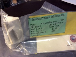 PRESSURE PRODUCTS EIAX-B8713-9 REMOVABLE SEAT 1/4&quot;HP 316SS $299 - $296.02