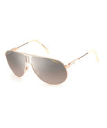 Carrera  PANAMERICA 65 Rose Gold / Mirror Gold Lens Unisex Sunglasses 65mm - $74.25
