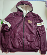 NEW Victoria&#39;s Secret PINK Anorak Windbreaker Hoodie Sherpa Black Orchid... - $149.00