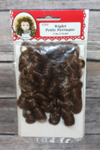NIB Fibre-Craft 5&quot; Wiglet Petite Perruque  3293-03 Doll Wig Brown Brunette 1996 - £8.75 GBP