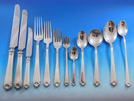 George II Rex by Watson Sterling Silver Flatware Set 81 pc Dinner &amp; Lunc... - £4,629.47 GBP