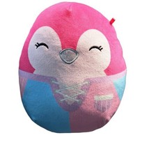 Kellytoy Squishmallow 8&quot; Kavya the Pink Penguin Kind Squad Plush  - $9.75